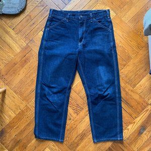 Uniqlo U Tapered Wide Denim Cropped